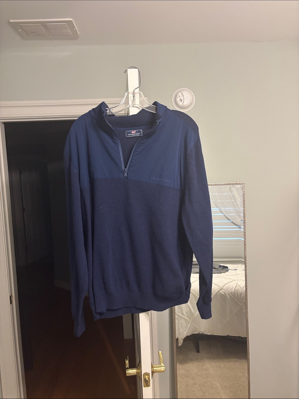 Men's Navy Quarter-Zip Pullover Sweater

Vineyard vines 

Size XL